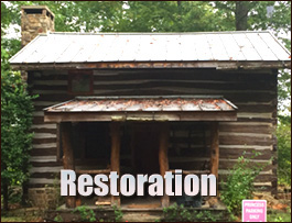 Historic Log Cabin Restoration  Alledonia, Ohio